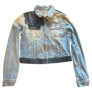 Madison Scotch/ Scotch & Soda Blue Jean Jacket Cropped Classic